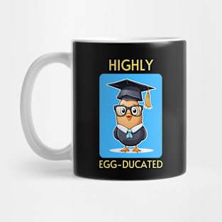 Highly Egg-Ducated | Student Pun Mug